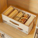 Axyaa Large Capacity Handbag Organizer Storage Box with Dividers.