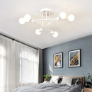 Axyaa Nordic Minimalist LED Pendant Chandelier for Bedrooms and Living Rooms