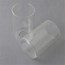Axyaa Clear Glass Cylinder Lamp Shade for E27 E26 Socket Vanity Floor Chandelier