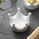 Axyaa Crown Ceramic Dim Sum Dish - Restaurant Molecular Cuisine Tableware