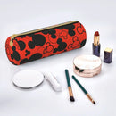 Axyaa Leather Mickey Minnie Pencil Case Big Capacity for Students School Gifts