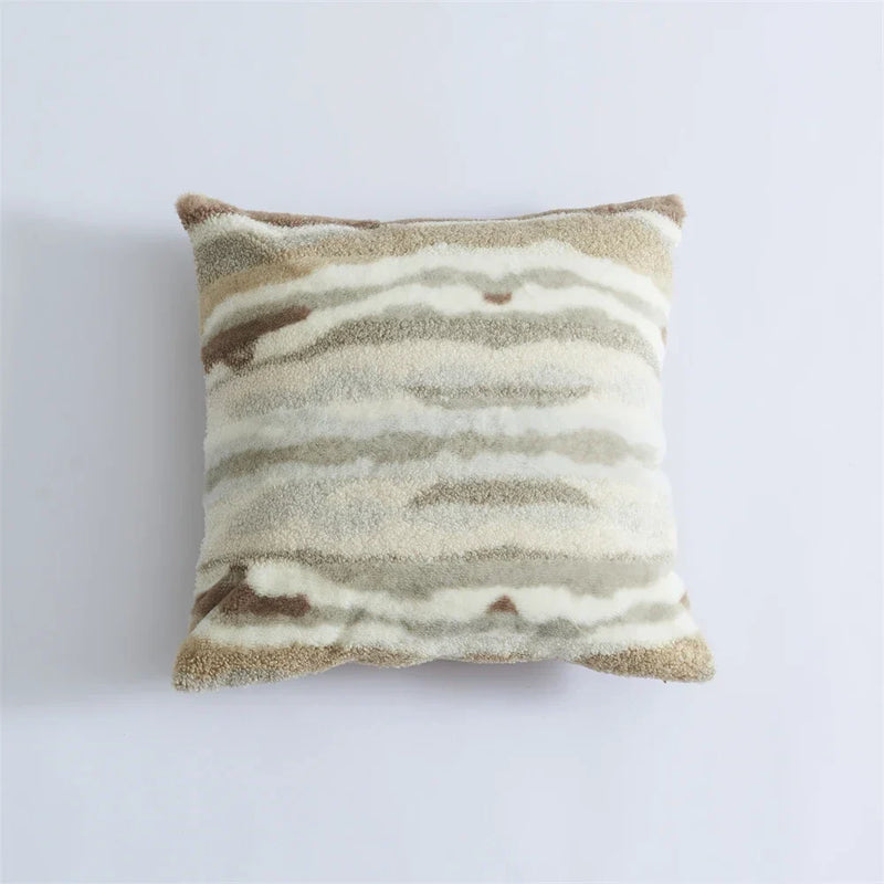 Leopard Print Cushion Cover 45x45 for Elegant Home Decor by Axyaa