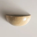 Axyaa Yellow Travertine Stone LED Wall Lamp for Interior Lighting