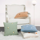 Axyaa Fluffy Comfort Pillow Cover 45x45cm Avocado Green Cream Blue Living Bed Room