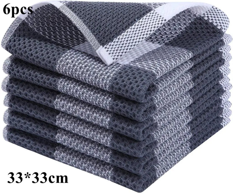 Axyaa Ultra Soft Microfiber Kitchen Dishcloth - Absorbent & Thick Magic Cleaning Towel