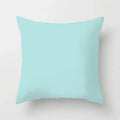 Axyaa Mint Green Geometric Print Lumbar Pillowcase