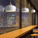 Axyaa Nordic Wood Pendant Lights LED E27 Ceiling Chandelier