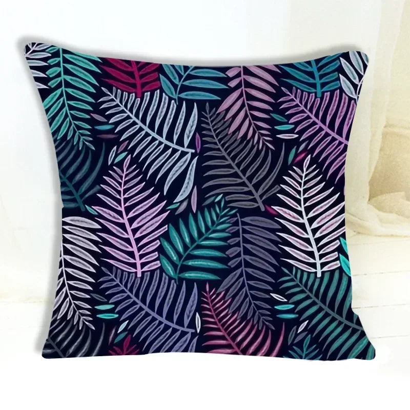 Abstract Leaf Cushion Cover by Axyaa - 45*45cm