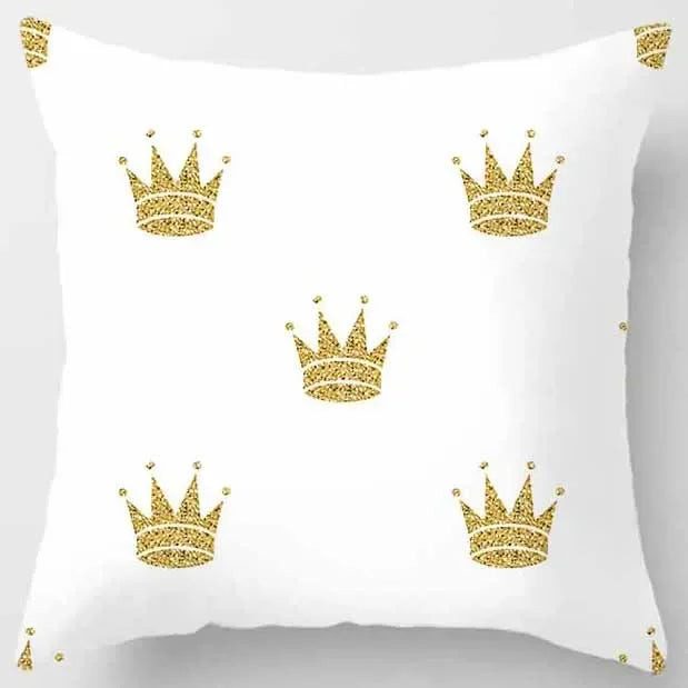 Axyaa Yellow Pink Pattern Square Pillowcase Home Decoration Cushion Cover
