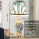 Axyaa Luxe Ceramic Table Lamp for Living Room & Bedroom décor