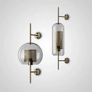 Modern Nordic Minimalist Iron Glass Ball Wall Lamp for Hotel Bedside, Axyaa Gold Design Led Wall Light