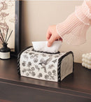 Axyaa Ceramic Tissue Box: Luxury Home Decor & Coffee Table Accent