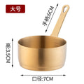 Axyaa Stainless Steel Sauce Pan with Handle and Mini Seasoning Dishes