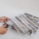 Axyaa Thicker Marble 12"x12" Self-Adhesive Tile Backsplash - Pack of 10/20