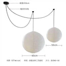 Axyaa Japanese Lantern Style Pendant Light for Modern Home Decor
