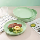 Axyaa 4pcs Reusable Plate Set for Travel, School, Picnic, Camping, Party