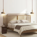 Axyaa Natural Stone Chandelier: Nordic LED Pendant Light for Dining Room, Kitchen, and Bedroom