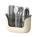 Axyaa Kitchen Drain Storage Basket: Large Capacity Multi-Function Dinnerware Organizer