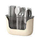 Axyaa Kitchen Drain Storage Basket: Large Capacity Multi-Function Dinnerware Organizer