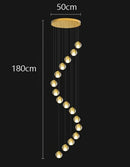 Axyaa LED Ring Pendant Chandeliers for Modern Living and Dining Room Lighting
