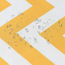 Axyaa Waterproof Wave Bar Cushion Cover for Outdoor Garden Chairs