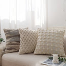 Axyaa Nordic Cushion Cover 45x45 for Designer Sofa Plush Pillow Home Decor