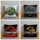 Axyaa Jurassic Park Dinosaur Print Pillow Cover - Super Soft Home Decor Case