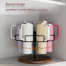 Axyaa 40 oz Tumbler Rotating Storage Rack with 6 Slots for Kitchen Cabinet