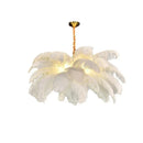 Axyaa Nordic Feather LED Pendant Lamp - Elegant Home Decor Lighting