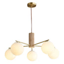 Axya Copper Living Room Chandelier Retro Restaurant Bedroom Study Magic Bean Lamp