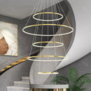 Axyaa Modern Light Luxury Pendant Lights for Staircase and Living Room decor