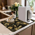 Axyaa Branches Leaves Kitchen Bathroom Drying Mat Branches Leaves Antiskid Drain Pad