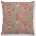 Axyaa Botanical Floral & Butterfly Cushion Cover - Home Decor Sofa Pillow Case