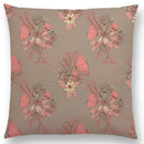 Axyaa Botanical Floral & Butterfly Cushion Cover - Home Decor Sofa Pillow Case