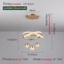 Axyaa Modern Minimalist Three-Head Chandelier for Dining Room and Bedroom