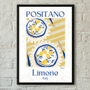 Axyaa Lemon Canvas Poster for Modern Home, Bar, Cafe Decor