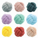Axyaa Knot Ball Pillows - Round Decorative Stuffed Pillows for Stress Relief & Holidays