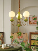 Axyaa Nordic Cream Chandelier for Bedroom Living Room Dining Room