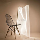 Axyaa Modern Grid Acrylic Floor Lamp for Designer Living Room Decor