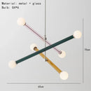 Axyaa Minimalist LED Chandelier for Living Room, Bedroom, Study, or Children's Room