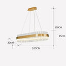 Axyaa Crystal Chandelier: Modern Luxury for Home, Villa, and Living Room