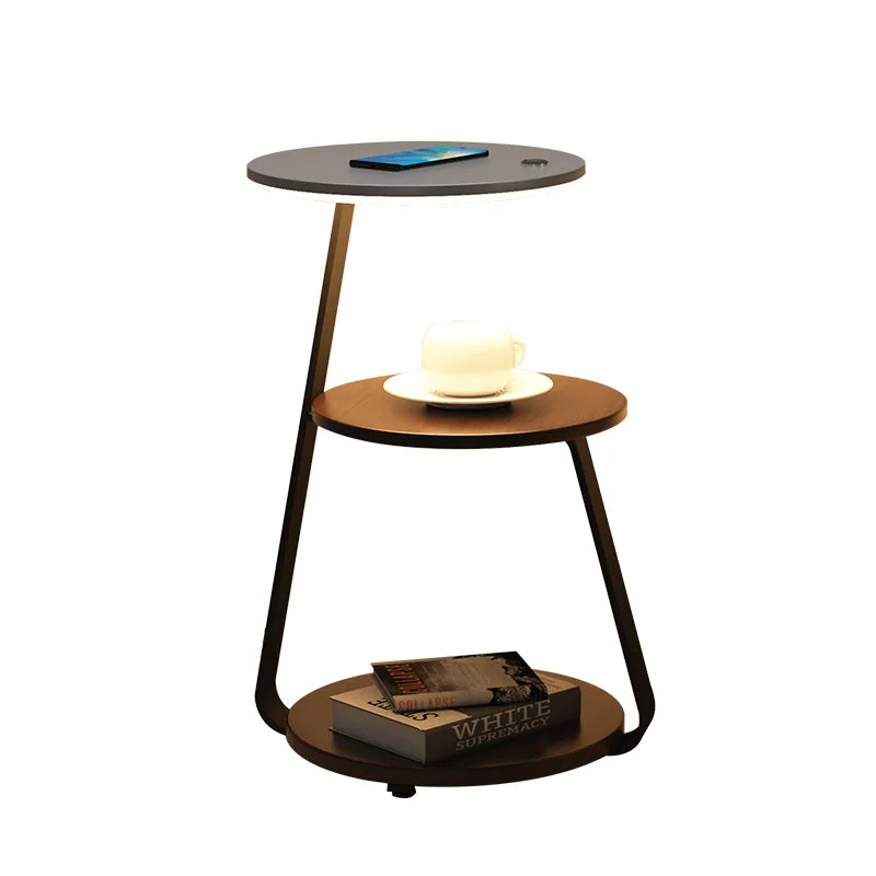 Axyaa Smart Lamp with Wireless Charging and Storage Shelf
