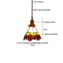 Axyaa Glass Shade LED Pendant Lights for Children's Bedroom Chandelier & Home Decor