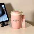 Axyaa Stainless Steel Thermal Water Bottle Filter Straw Tumbler - Office Gift