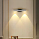 Axyaa Adjustable Angle LED Wall Lamp for Bedroom, Aluminum Nordic Design