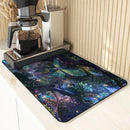 Axyaa Dream Forest Absorbent Drying Mat - Anti Slip Table Decoration Mats