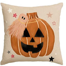 Axyaa Halloween Pumpkin Polka Dot Sofa Pillowcase