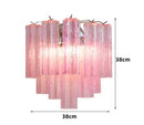Axyaa 3 Tier Glass Tube Wall Light Fixture French Design ucwords