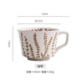 Axyaa Ceramic Coffee Mug with Vintage Wildlife Pattern