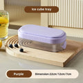 Axyaa Silicone Ice Mold with Lid: 18 Grid Food-grade Ice Storage Container